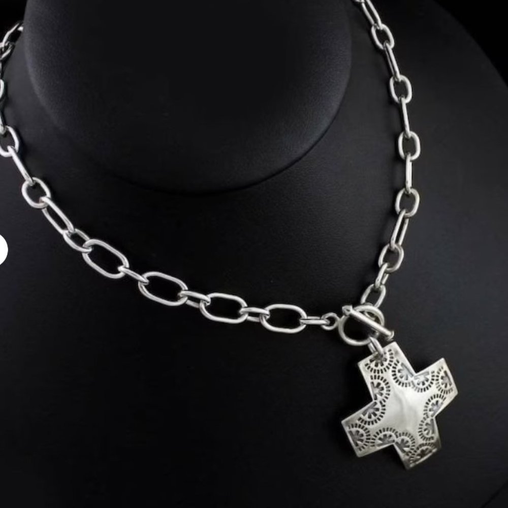 Silpada Designs Virtuosity Cross Necklace - retired
